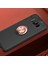 Galaxy S8 Plus Kılıf Yüzüklü Standlı Renkli Kırılmaz Esnek Silikon Ravel Silikon Kapak 1