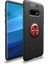 Galaxy S10E Kılıf Yüzüklü Standlı Renkli Kırılmaz Esnek Silikon Ravel Silikon Kapak 1