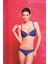 Githa Foam Cup Push Up Bra,saks Mavi Straplez Konforlu ve Şık Sütyen 4