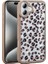 Apple iPhone 16 Uyumlu Kılıf Taşlı ve Simli Tasarım Azra Kapak 1