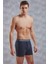 Erkek Pamuk Dikişsiz Düğmeli Lacivert Boxer 1520 1