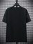 Baskılı Oversize Bisiklet Yaka T-Shirt - Siyah 4