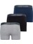 Modern Basics Shorty 3'lü Boxer Siyah-Gri-Lacivert -127 Boxer 9472 2