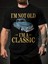 Baskılı Oversize Bisiklet Yaka T-Shirt - Siyah 1