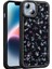 Apple iPhone 14 Uyumlu Kılıf Taşlı ve Simli Tasarım Azra Kapak 1
