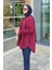 Manşeti Biyeli Tunik Bordo 2