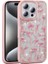 Apple iPhone 16 Pro Uyumlu Kılıf Taşlı ve Simli Tasarım Azra Kapak 1