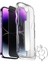 Epro iPhone 14 Pro Max (6.7'') Ile Uyumlu Hayalet Ekran Hizalama Aparatlı ve Takılırken Camın Altında Kesinlikle Toz Bırakmayan Darbelere Karşı Ekstra Güçlü Hayalet Ekran Koruyucu Cam 3