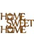"home Sweet Home" Yazılı Ahşap Kapı Veya Duvar Süsü Dekor, Dekoratif Ev Hediyesi 2