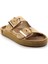 Bej Leather Kadın Terlik K04553030028 2