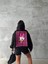 3 Iplik Şardonlu Oversize Compact Ördek Baskılı Sweat Siyah 3