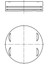 Pıston Segman 0.50MM 84.50MM Bmw M54 B30 E46 E39 E60 E65 E83 E53 Z3 Z4 1