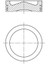 Motor Piston Segman 0.50 P207-P208-P2008-P206 T3E -Ds3-C3 Iıı-Fıesta 1.4hdı 8V DV4C/EURO5 73.7mm 87-838407-02 1