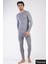 Erkek Thermal Içlik Gri Takım Çift Taş Işleme Şardonlu Yumuşak Doku C6T0N0O903 1