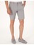 Erkek Gri Slim Fit Dokuma Şort 50308132-VR024 2
