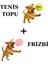Evcil Hayvan Frizbi - Disk Köpek Oyuncağı - Frizbi Köpek Oyunu - Tenis Topu Kedi Köpek Oyuncağı 1