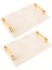 White Marble Tepsi Seti 2'li 1
