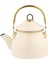 Hometime Emaye Kettle Demlik Krem 2 Litre 1
