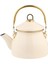 Hometime Emaye Kettle Demlik Krem 2 Litre 2