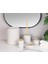 Krem Akrilik Banyo Seti 5 Parça 2