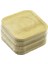 Kare= 9.7 x 9.7cm 6pcs Bambu - Ahşap Çay Tabak 1
