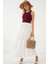 Ayrobin Uzun Etek 8048 - Beyaz 1