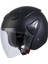 Sw 733 Mat Siyah Yarım Kask 2