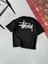 Erkek Baskılı Oversize T-Shirt - Siyah 2