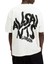 Erkek Baskılı Oversize T-Shirt - Beyaz 4