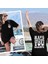 Bisiklet Yaka Kısa Kol Baskılı T-Shirt - Siyah 3