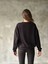 Osy Modal Yumuşak Dokulu Kumaş Bisiklet Yaka Oversize Sweatshirt - Siyah 2