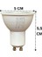 (6 adet) Cata 9W (50W) Sarı Işık (3000K) Dim Edilebilir GU10 DUYLU LED Spot Ampul 3