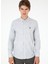 Slim Fit Klasik Yaka Açık Gri Erkek Gömlek G081SZ004.000.1959046 3