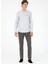 Slim Fit Klasik Yaka Açık Gri Erkek Gömlek G081SZ004.000.1959046 4