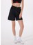 Yüksek Bel Regular Fit Siyah Kadın Denim Şort 50538855 3