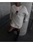 Oversize Üç Iplik Bisiklet Yaka Baskılı Sweatshirt - Beyaz 2