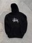 Üç Iplik Kapşonlu Baskılı Sweatshirt - Siyah 2
