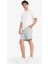 Relax Fit Gabardin Bermuda Şort E1242AX25SM 2