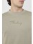 Unisex Bisiklet Yaka Slim Fit T-Shirt- Açık Yeşil 4