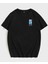 Unisex Baskılı Oversize T-Shirt - Siyah 2