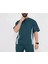 Unisex Oversize Yanları Şeritli T-Shirt - Cam Göbeği 1