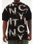 Unisex Baskılı Oversize T-Shirt - Siyah 1