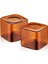 CAM0454 Kare Tuzluk Biberlik 2 Li Set Amber 6x5 cm 2