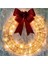 Ön Aydınlatmalı Dış Mekan Noel Çelengi Dekorasyonu, Noel Süslemeleri Işıklar Altın ile Açık Havada Kutsal Noel Çelengi (Yurt Dışından) 5
