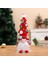 Noel Cüceleri Peluş Yüzsüz Bebek Noel Süslemeleri Isveç Cüceleri Iskandinav Ev Süsleri Kırmızı (Yurt Dışından) 5
