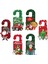 Adet Noel Kapı Tokmağı Askı Dekorasyon Noel Kapı Tokmağı Süs Burcu Noel Kapı Kolu Kolye (Yurt Dışından) 3