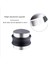 Kahve Dağıtıcı Tamper Çift Kafa Kahve Düzleştirici Ayarlanabilir Derinlik Espresso El Konik 54MM Breville Portafilter Için (Yurt Dışından) 3