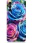 Samsung Galaxy A15 Uyumlu Gökkuşağı Renkli Güller Desenli Silikon Kılıf 1