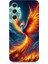 Samsung Galaxy A24 Uyumlu Ateşle Dans Eden Anka Desenli Silikon Kılıf 1