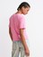 31874 Yırtmaç Detaylı T-Shirt-Pembe 2